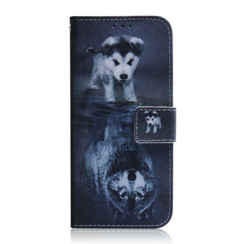 Capa Flip Para iPhone 13 Pro Max Ernesto O Lobo