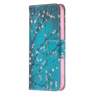 Capa Flip Para iPhone 13 Pro Max Ramo Florido