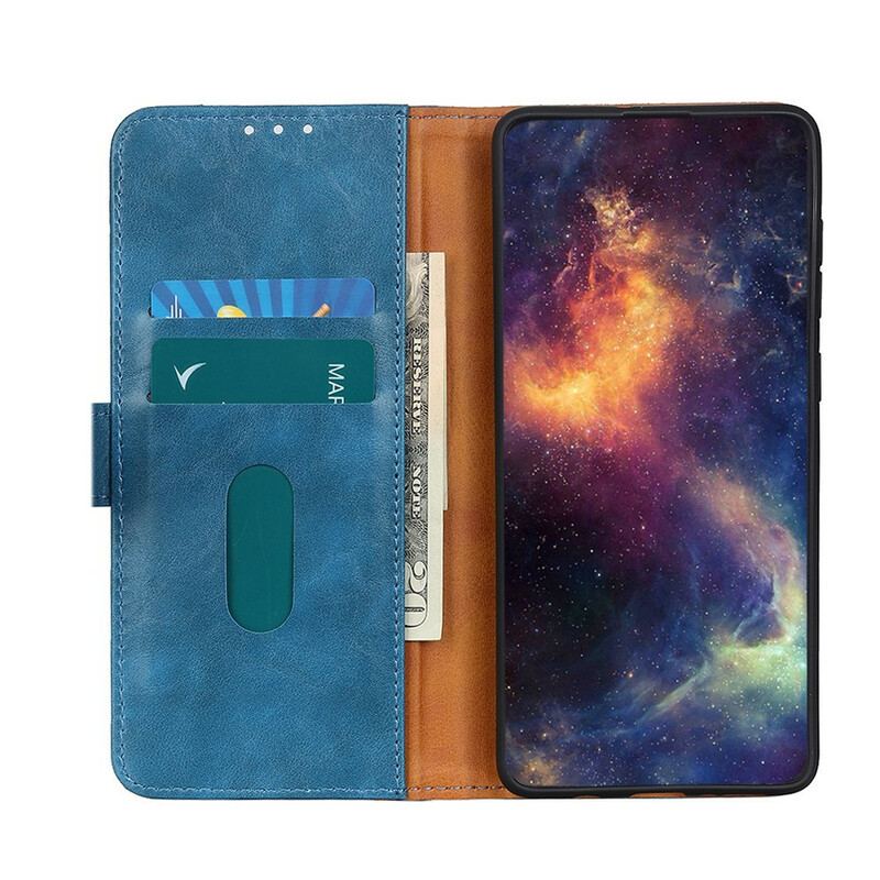 Capa Folio Para iPhone 13 Pro Max Khazneh Elegância Estilo Couro