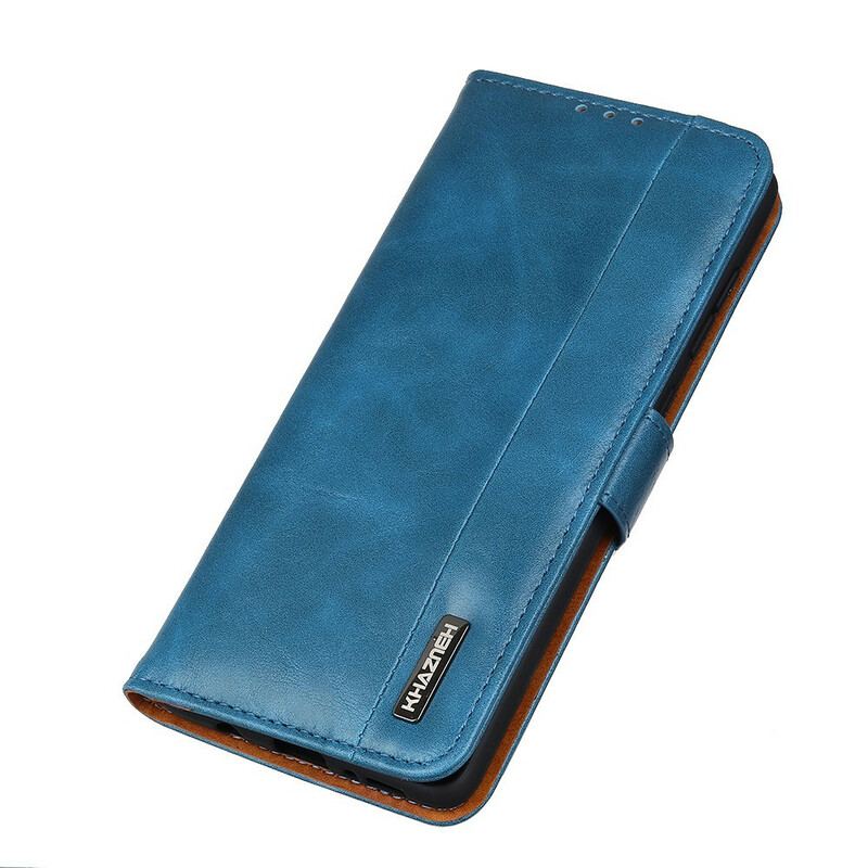 Capa Folio Para iPhone 13 Pro Max Khazneh Elegância Estilo Couro