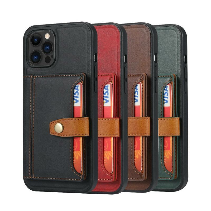 Capa Para iPhone 13 Pro Max Alça De Suporte Para Titular Do Cartão