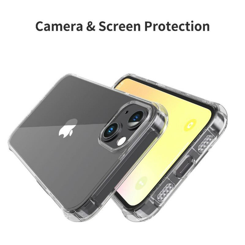 Capa Para iPhone 13 Pro Max Almofadas Protetoras Leeu Transparentes