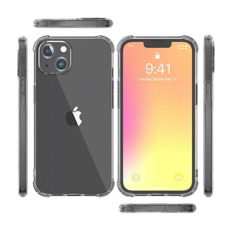 Capa Para iPhone 13 Pro Max Almofadas Protetoras Leeu Transparentes