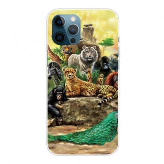 Capa Para iPhone 13 Pro Max Animais Do Safári