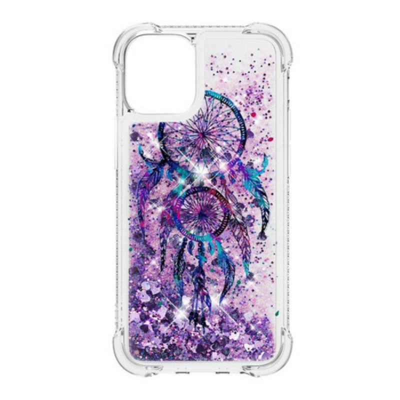 Capa Para iPhone 13 Pro Max Apanhador De Sonhos Glitter