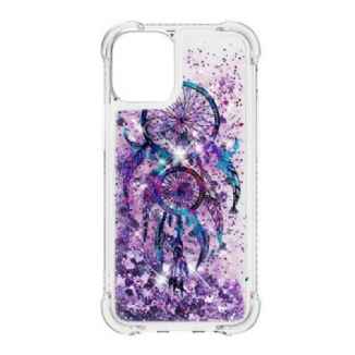 Capa Para iPhone 13 Pro Max Apanhador De Sonhos Glitter