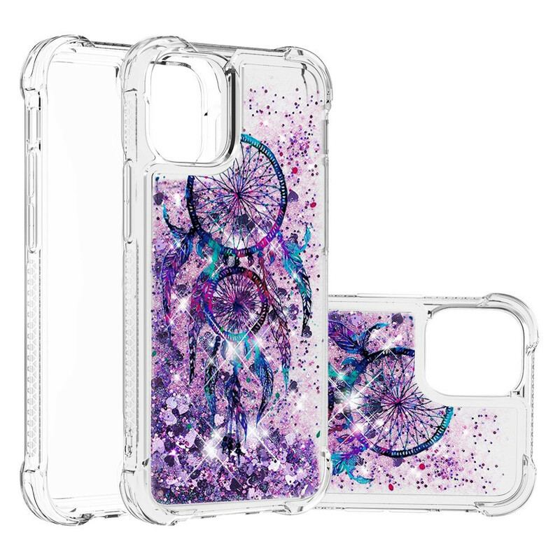 Capa Para iPhone 13 Pro Max Apanhador De Sonhos Glitter