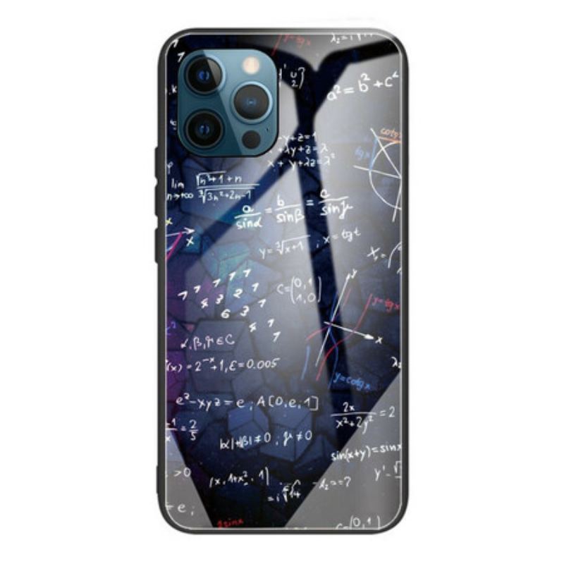 Capa Para iPhone 13 Pro Max Cálculos Matemáticos De Vidro Temperado