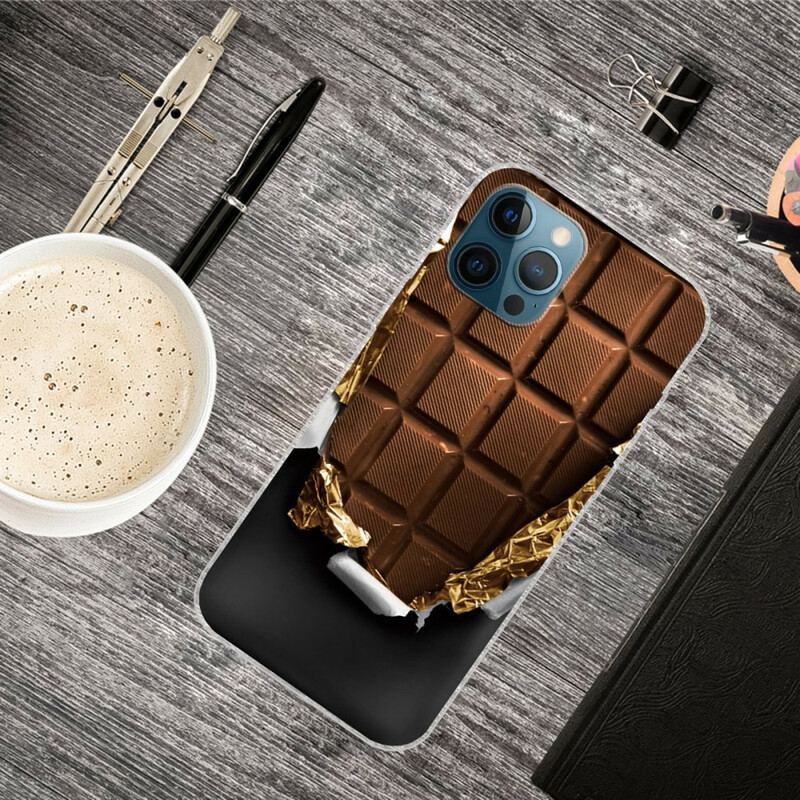 Capa Para iPhone 13 Pro Max Chocolate Flexível