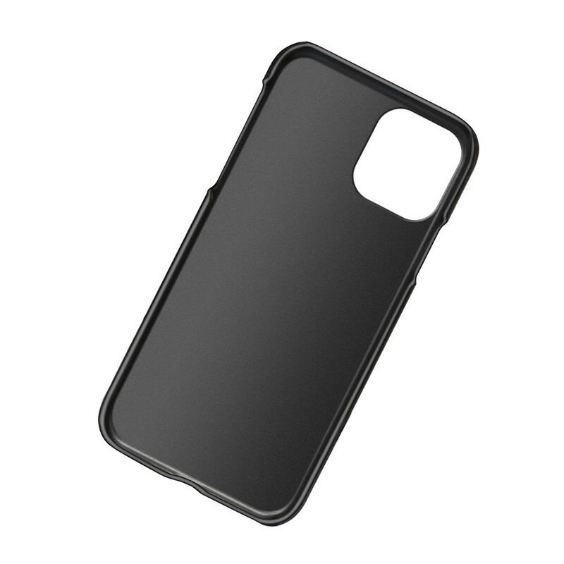 Capa Para iPhone 13 Pro Max Efeito Couro Ksq