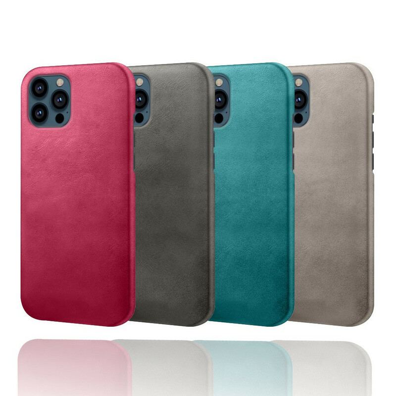 Capa Para iPhone 13 Pro Max Efeito Couro Ksq