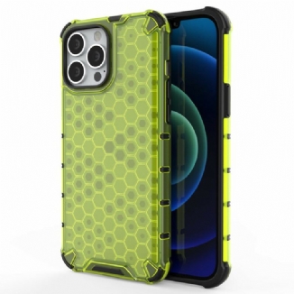 Capa Para iPhone 13 Pro Max Estilo Favo De Mel