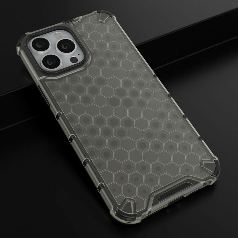 Capa Para iPhone 13 Pro Max Estilo Favo De Mel