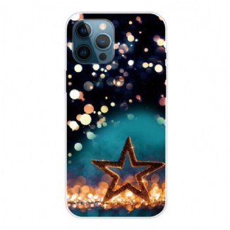 Capa Para iPhone 13 Pro Max Estrela Flexível