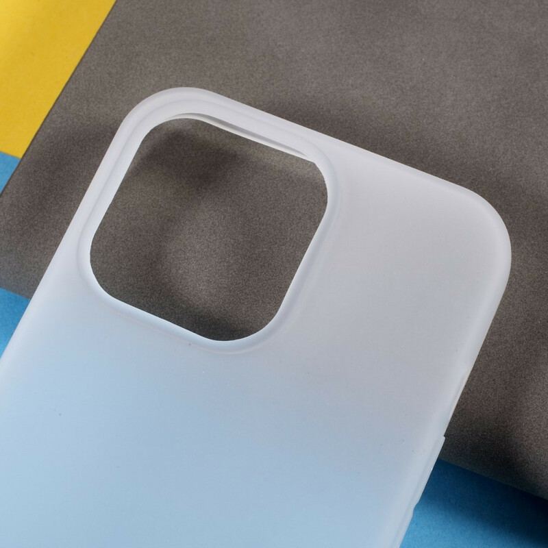 Capa Para iPhone 13 Pro Max Fosco De Silicone Flexível