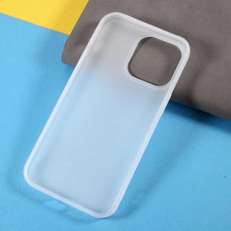 Capa Para iPhone 13 Pro Max Fosco De Silicone Flexível