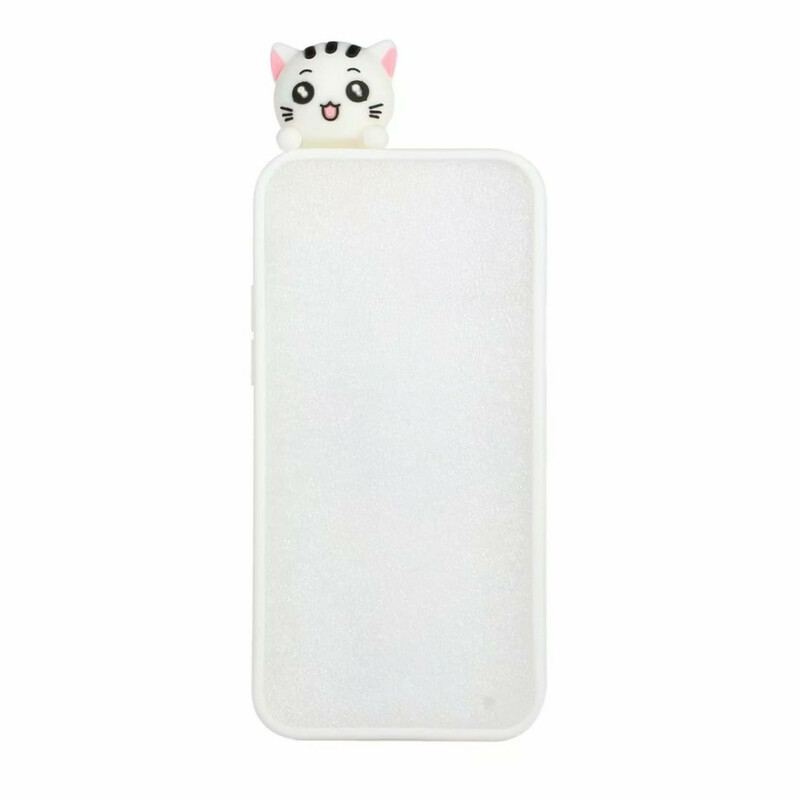 Capa Para iPhone 13 Pro Max Gato Divertido 3d