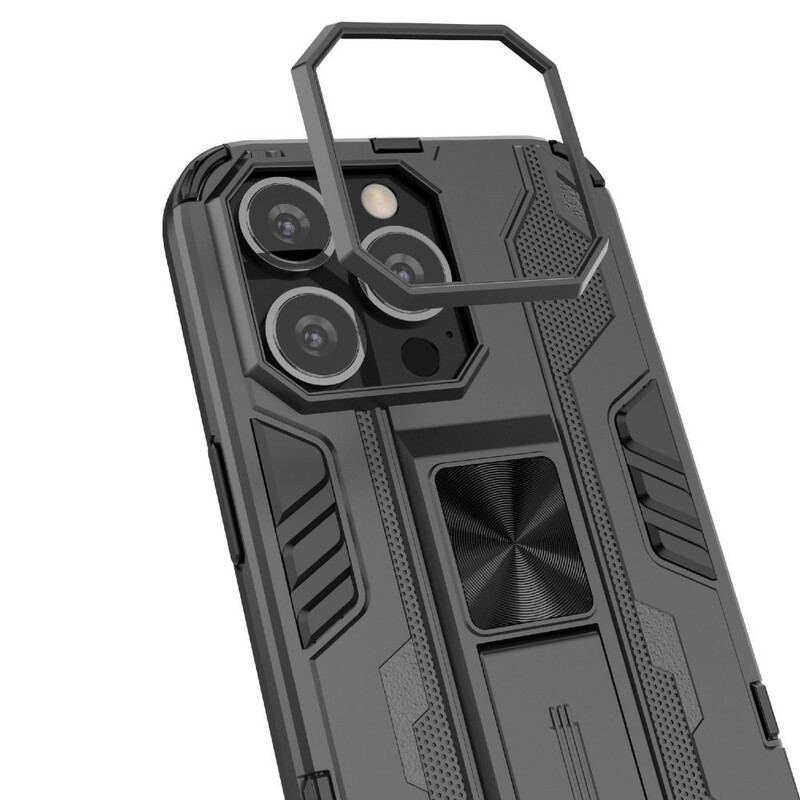 Capa Para iPhone 13 Pro Max Língua Horizontal/vertical Resistente