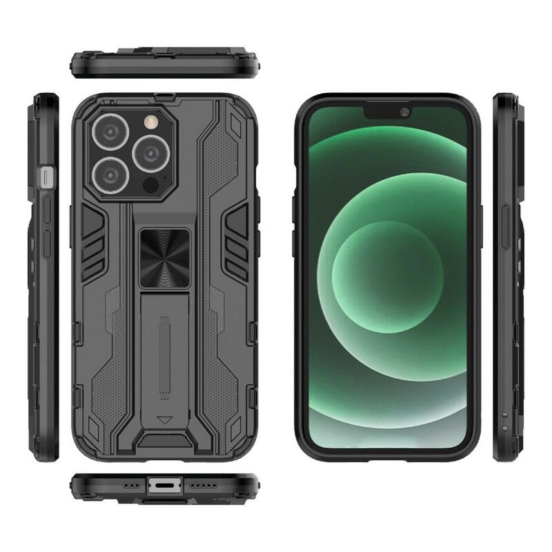 Capa Para iPhone 13 Pro Max Língua Horizontal/vertical Resistente