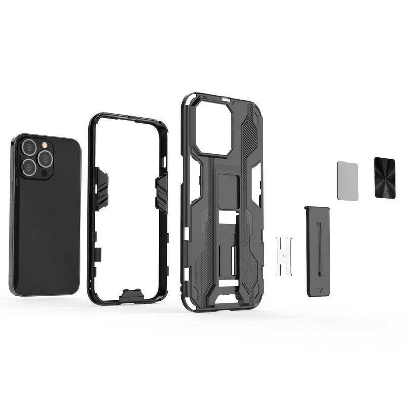 Capa Para iPhone 13 Pro Max Língua Horizontal/vertical Resistente