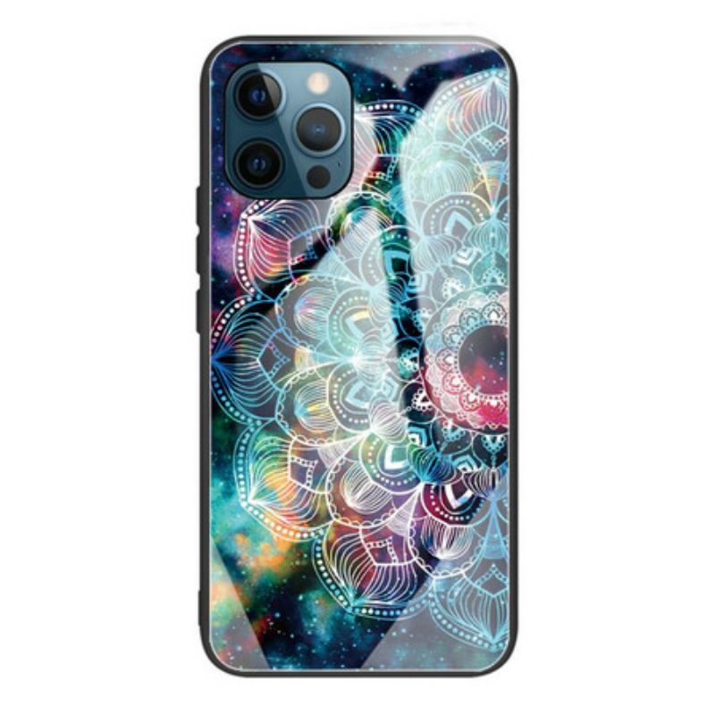 Capa Para iPhone 13 Pro Max Mandala Vidro Temperado