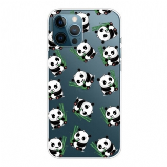 Capa Para iPhone 13 Pro Max Pequenos Pandas