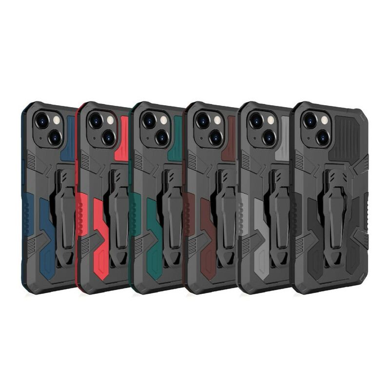 Capa Para iPhone 13 Pro Max Robô Com Clipe De Cinto