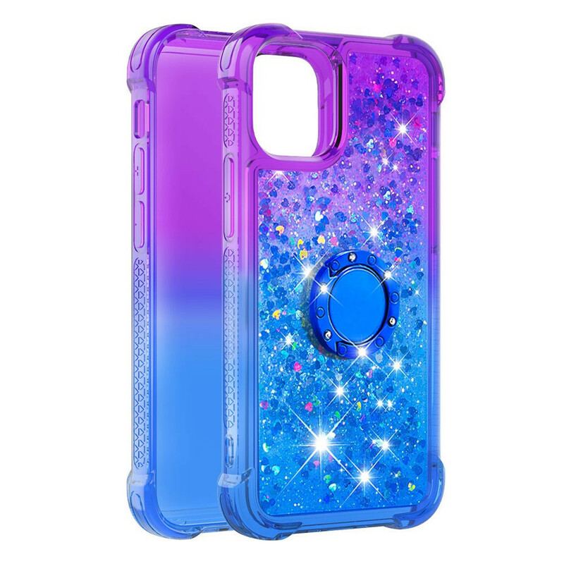 Capa Para iPhone 13 Pro Max Suporte De Anel Glitter