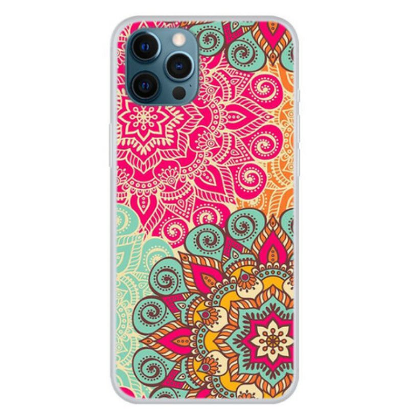 Capa Para iPhone 13 Pro Max Tendência Mandala