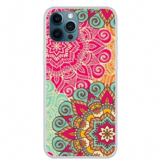 Capa Para iPhone 13 Pro Max Tendência Mandala