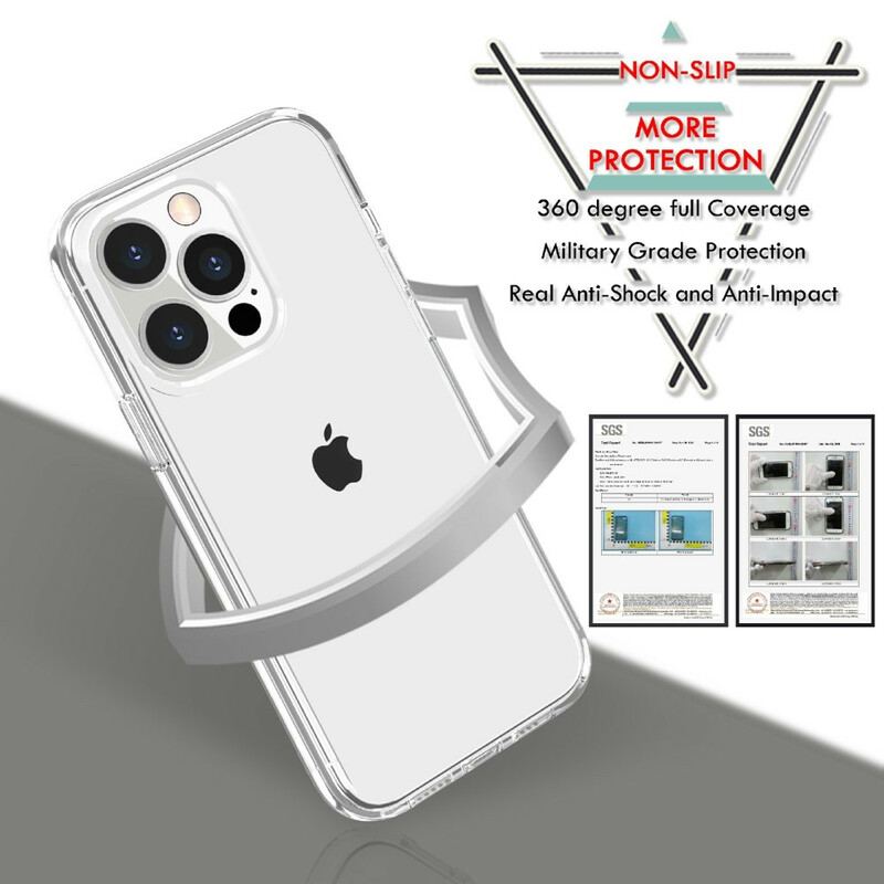 Capa Para iPhone 13 Pro Max Transparente Matizado