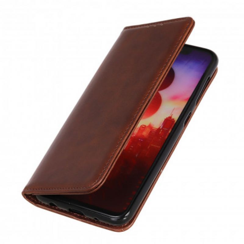 Capa De Celular Para Realme 8 / 8 Pro Flip Couro Rachado Elegância