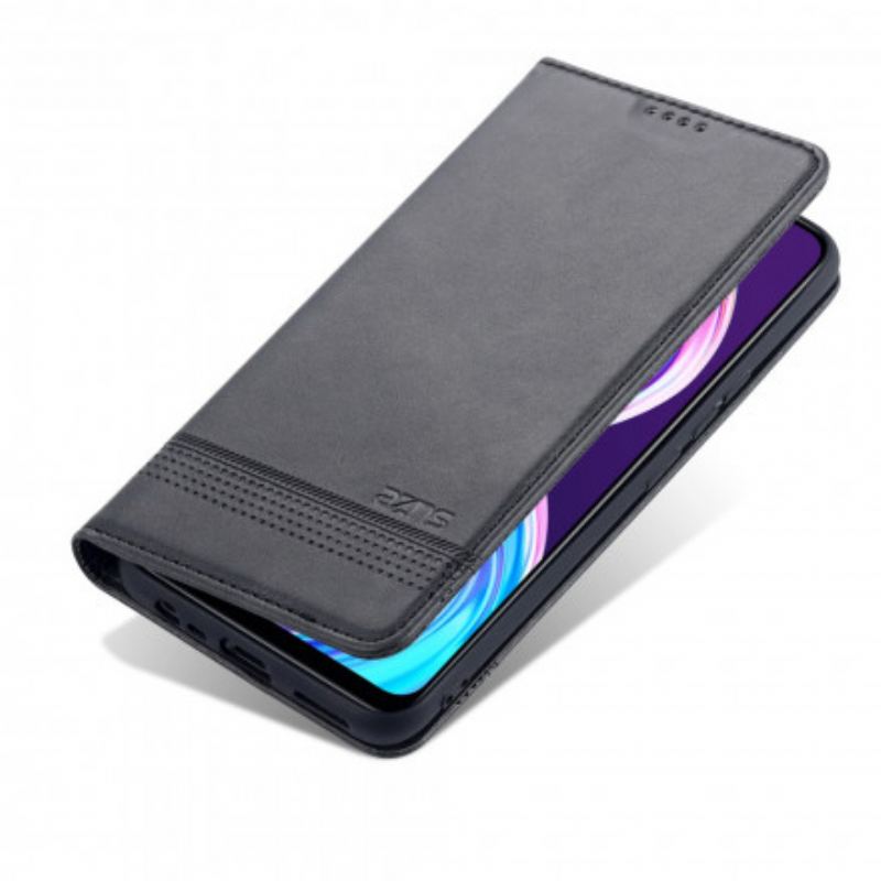 Capa De Celular Para Realme 8 / 8 Pro Flip Estilo De Couro Azns