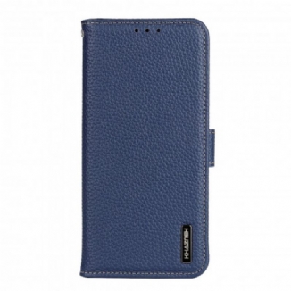 Capa Flip Para Realme 8 / 8 Pro Khazneh Lichia Couro