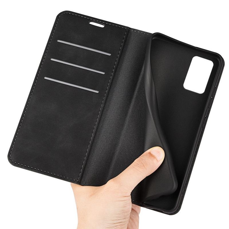 Capa De Celular Para Oppo Find X5 Lite Flip Couro Sintético Liso