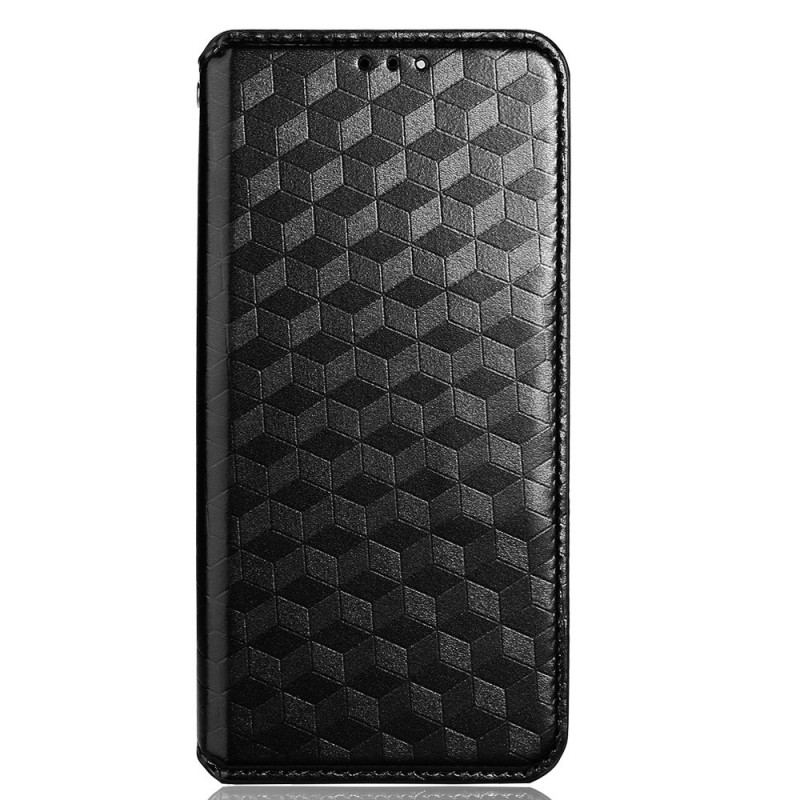 Capa De Celular Para Oppo Find X5 Lite Flip Efeito Couro Diamante