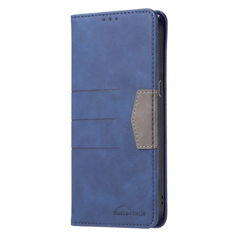 Capa De Celular Para Oppo Find X5 Lite Flip Estilo De Couro Cor Binfen