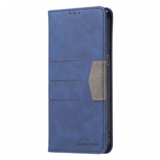 Capa De Celular Para Oppo Find X5 Lite Flip Estilo De Couro Cor Binfen