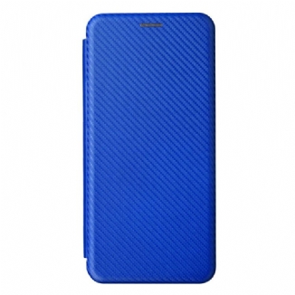 Capa De Celular Para Oppo Find X5 Lite Flip Textura De Fibra De Carbono