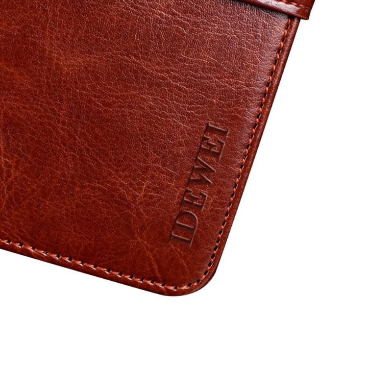 Capa De Couro Para Oppo Find X5 Lite Couro Sintético Vintage Idewei