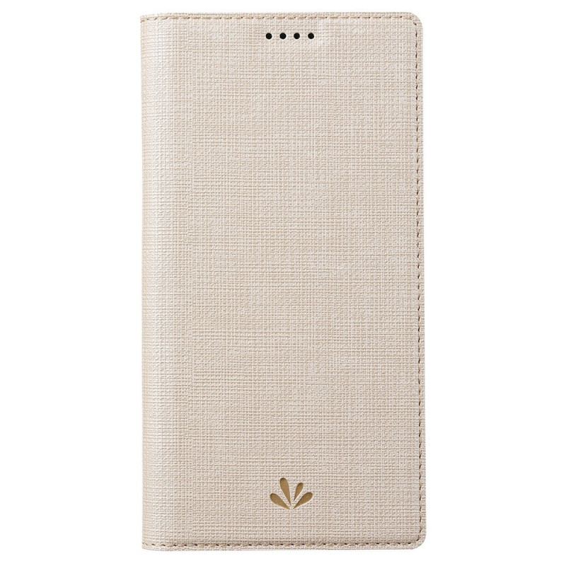 Capa De Couro Para Oppo Find X5 Lite Vili Textura De Tecido