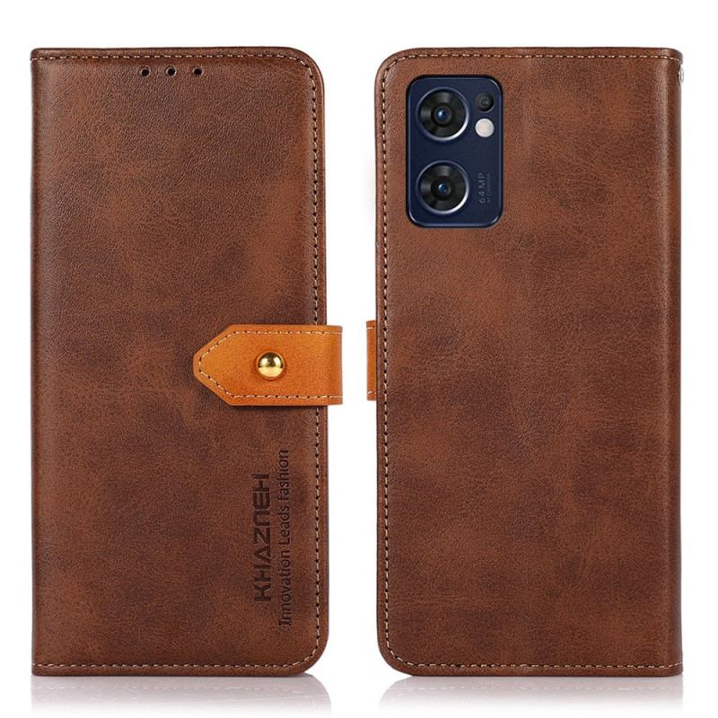 Capa Flip Para Oppo Find X5 Lite Com Alça Khazneh