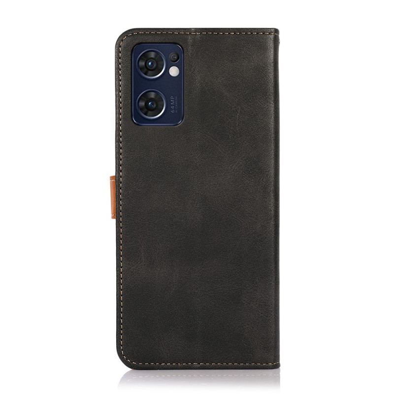 Capa Flip Para Oppo Find X5 Lite Com Alça Khazneh