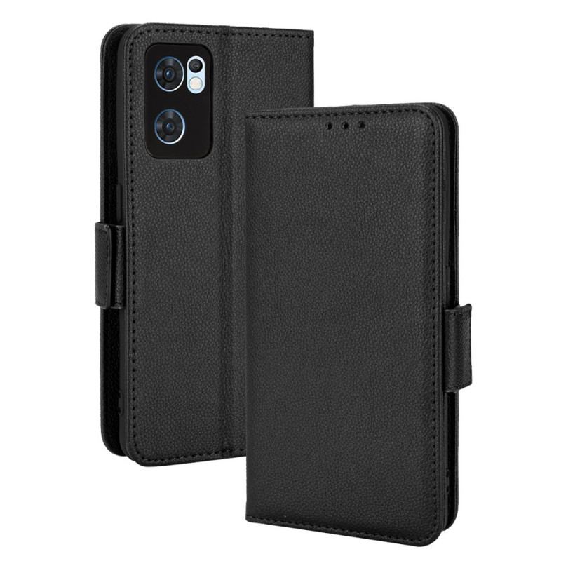 Capa Flip Para Oppo Find X5 Lite De Couro Aba Dupla Novas Cores