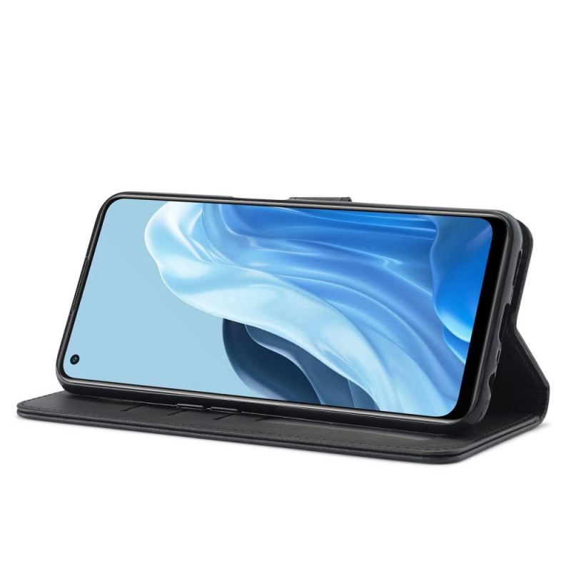 Capa Flip Para Oppo Find X5 Lite Couro Sintético Lc.imeeke