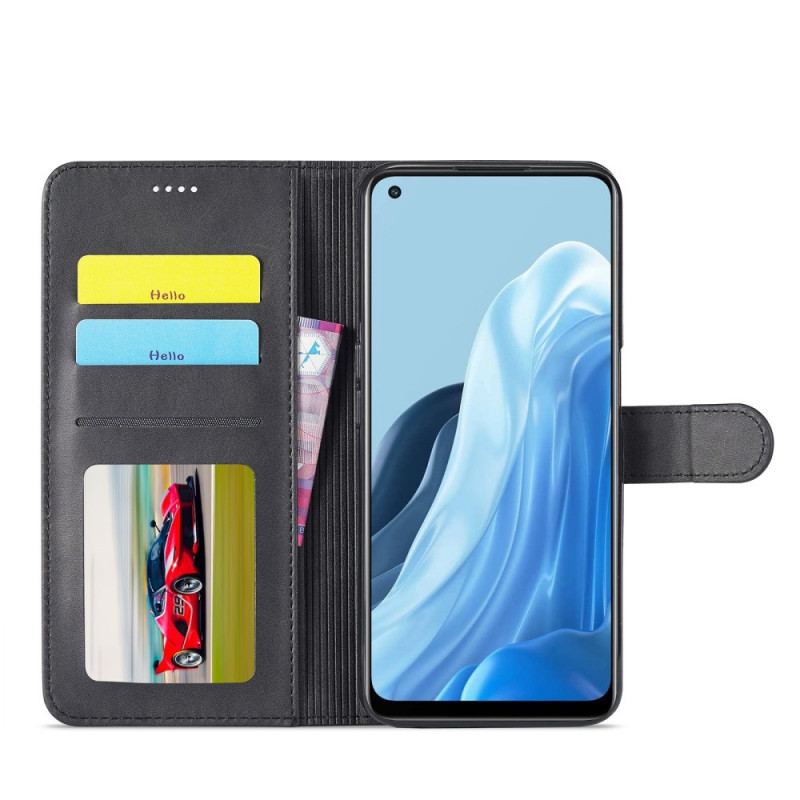 Capa Flip Para Oppo Find X5 Lite Couro Sintético Lc.imeeke