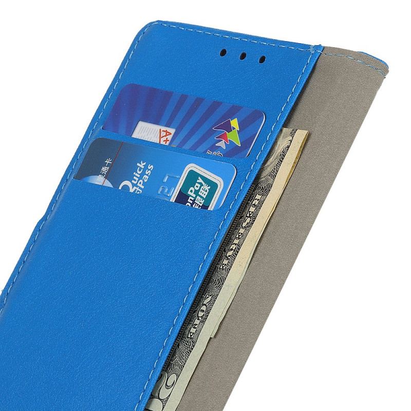 Capa Flip Para Oppo Find X5 Lite Efeito Couro Clássico