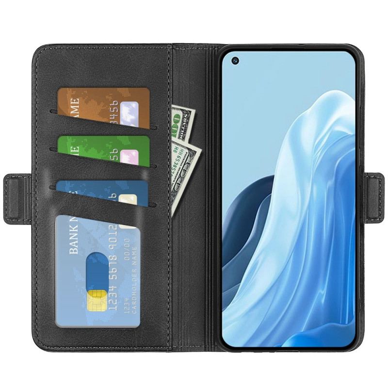 Capa Flip Para Oppo Find X5 Lite Fecho Duplo