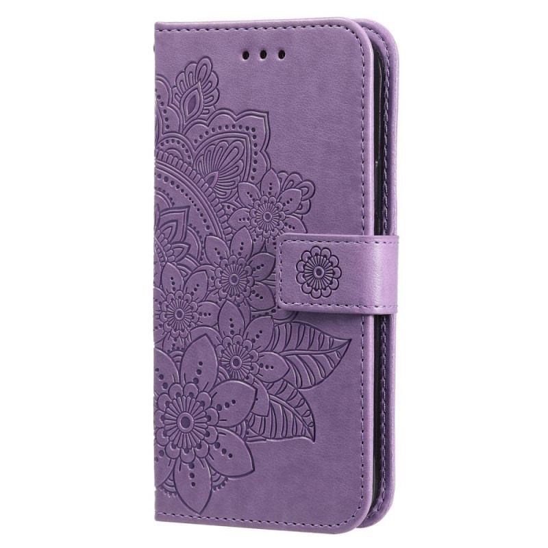 Capa Flip Para Oppo Find X5 Lite Mandala Com Cordão