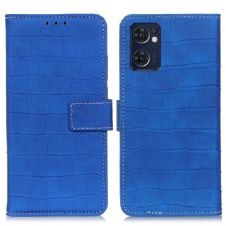 Capa Flip Para Oppo Find X5 Lite Poder Do Crocodilo